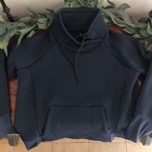 ATHLETA sweatshirt polyester NAVY